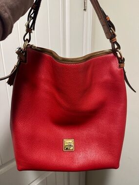 Dooney & Bourke Pebble Large Leather Shoulder Bag